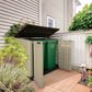 1200L Storage Shed - Beige / Brown