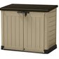 1200L Storage Shed - Beige / Brown