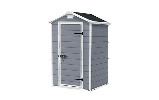 4x3ft Outdoor Garden Storage Shed with Weatherproof Design & Ventilation