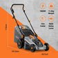 1600W Electric Lawn Mower with 42L Collection Bag & Adjustable Cutting Heights