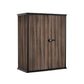 1400L Outdoor Storage Cabinet with Shelves & Weatherproof Vertical Design