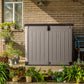 1200L Outdoor Garden Storage Shed with Wide Doors & Weatherproof Design