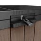 1150L Outdoor Garden Storage Box with Lockable Doors & Weatherproof Design