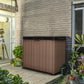 1150L Outdoor Garden Storage Box with Lockable Doors & Weatherproof Design